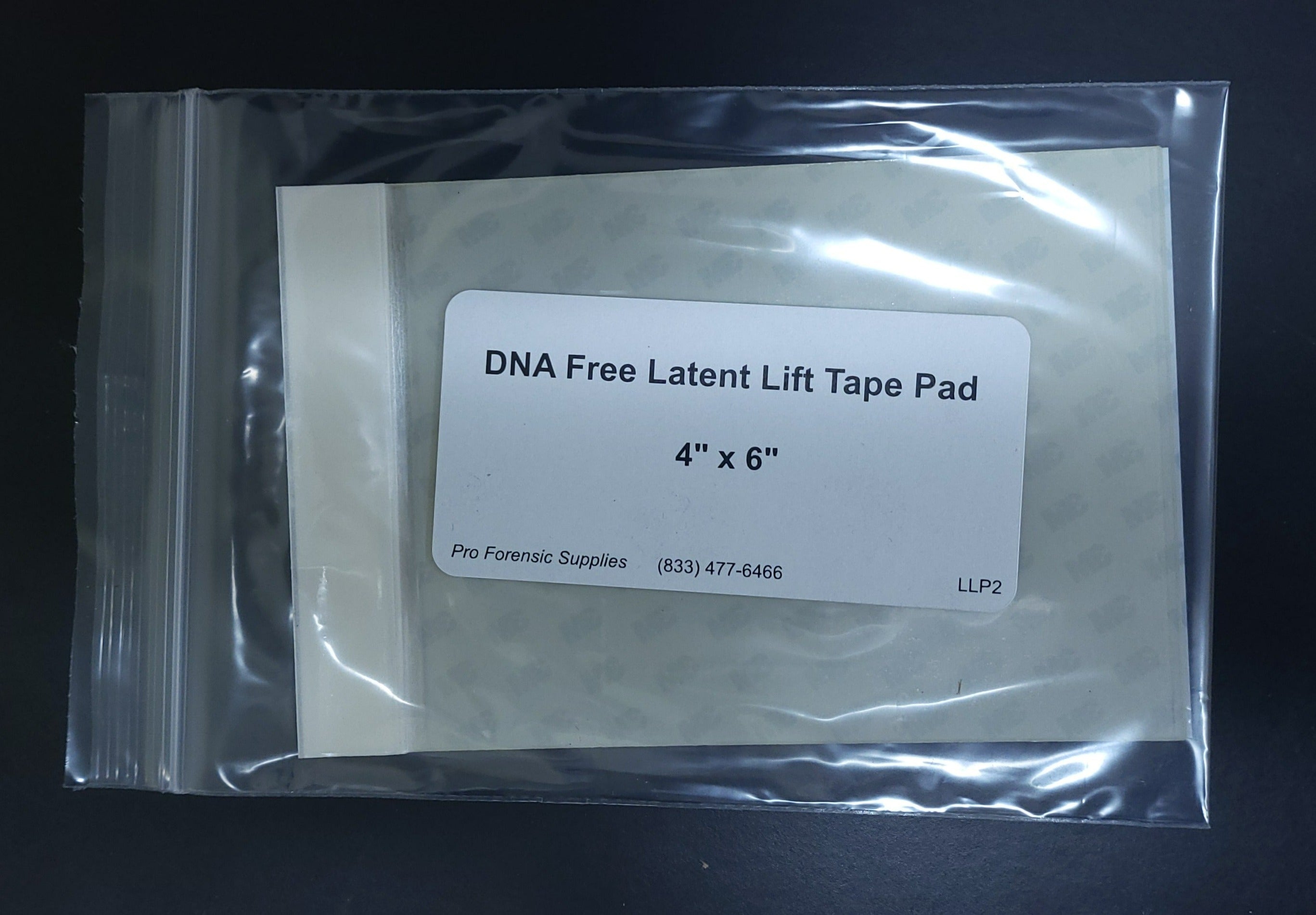 DNA Free Latent Lift Tape Pad (25 Sheets per Pad) – Pro Forensic Supplies