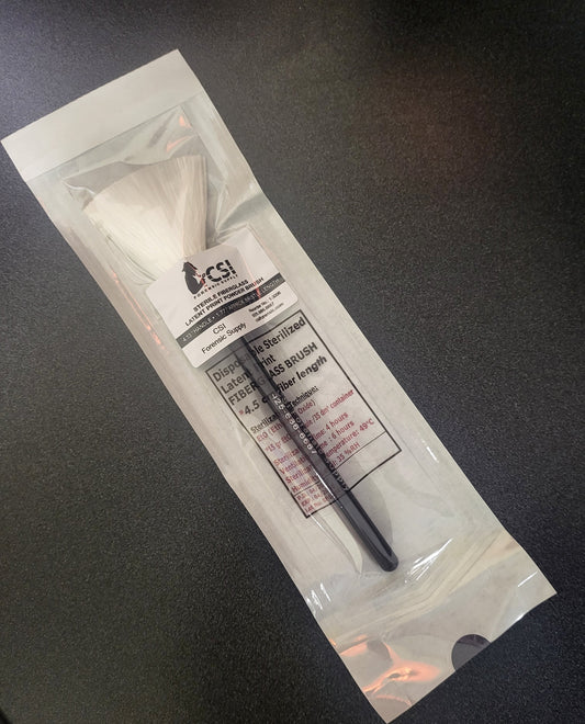 CSI Forensic Supply - Disposable Sterilized Latent Print Fiberglass Brush