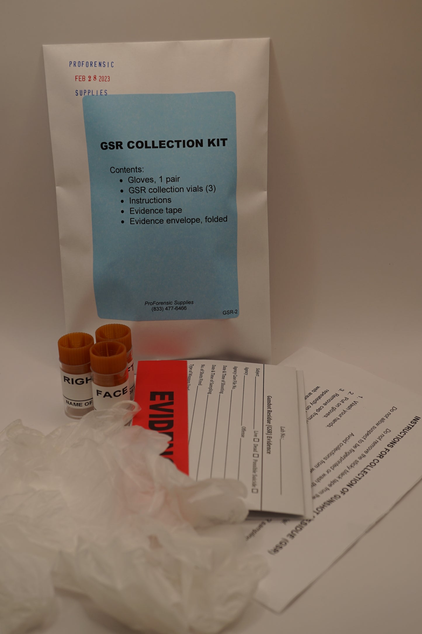 GSR (Gunshot Residue) Kit
