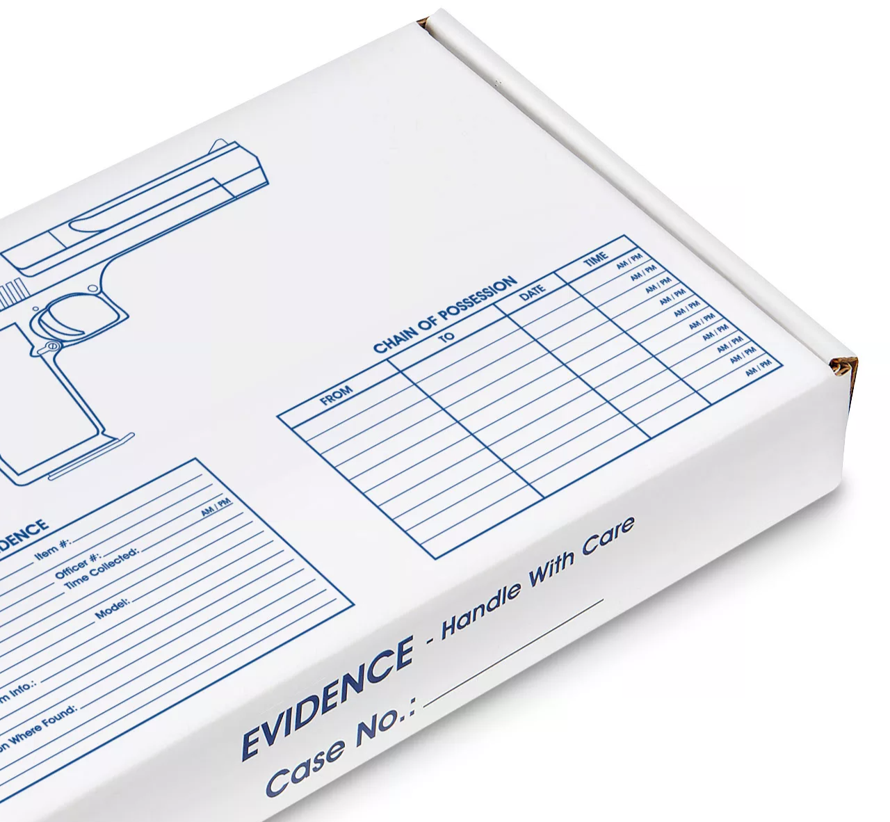 Hand Gun Boxes with Holes (25 pack)