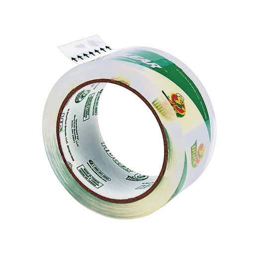 Heavy Duty Duck Packing Tape, Clear- 60 yards Roll (Single)