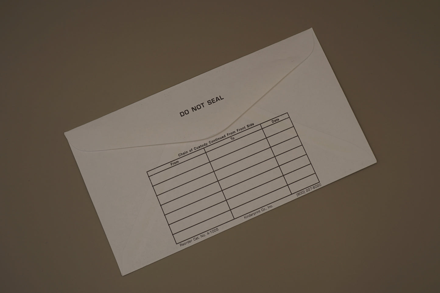 Latent Print Envelopes (100 pack)
