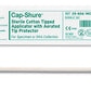 Cap-Shure 6" Sterile Standard Cotton Swab & Protective Cap w/ Wooden Handle (50 in a box)