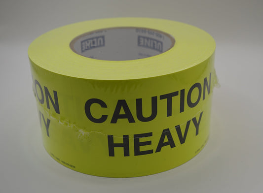 Caution Heavy  3"x5" Roll (500)
