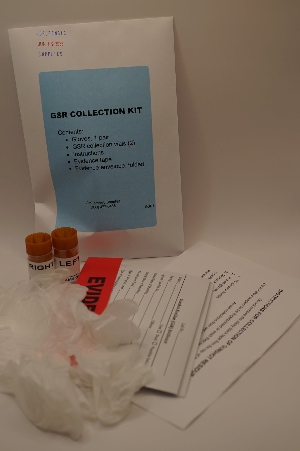 GSR (Gunshot Residue) Kit – Pro Forensic Supplies