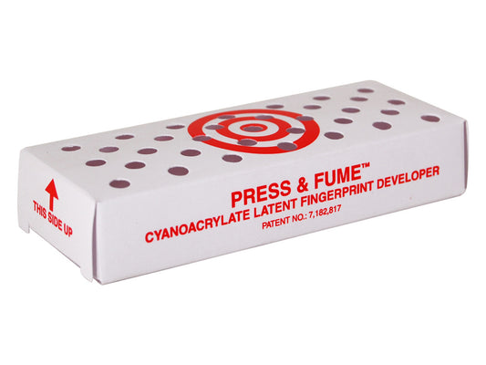 Cyanoacrylate Press & Fume Latent Print Developer (10 per case)